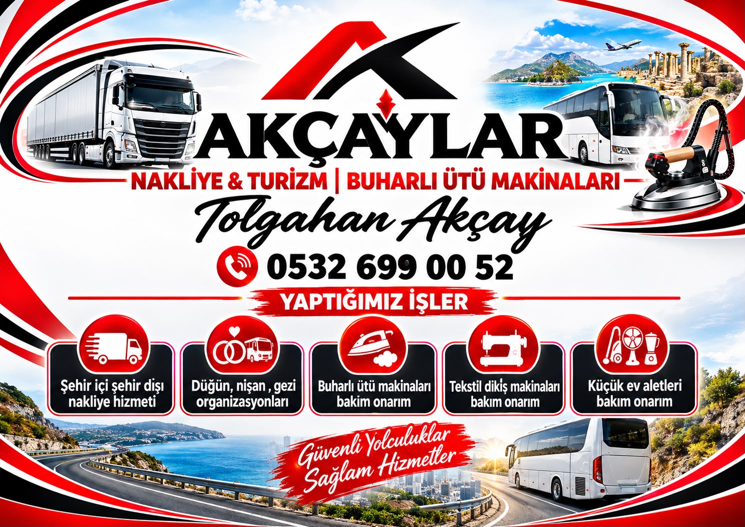 Akçaylar Nakliye Turizm Buharlı Ütü Makineleri 